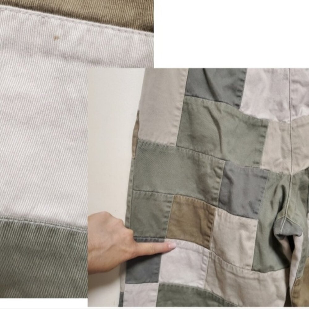 RARE Vintage 2000 Tommy Hilfiger Pants Rare Wide Leg Patchwork Panels - Picture 10 of 16